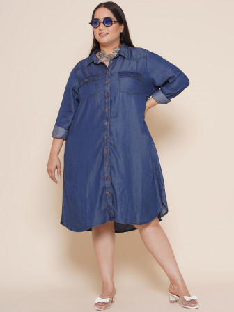 Denim Shirt Dress